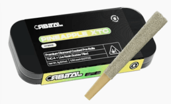Galaxy Treats review featuring hemp-derived THCA Pre Roll